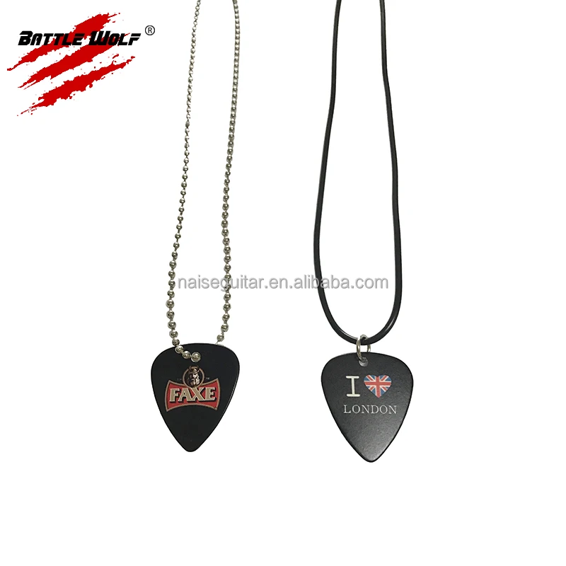 2023 новый стиль гитара Pick кулон ожерелье
