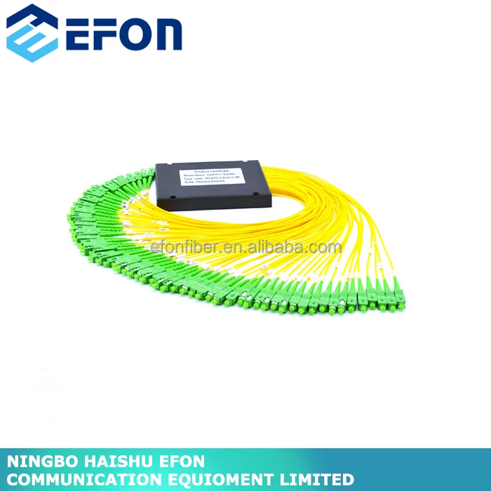 1: 64 оптический сплиттер сплиттер образца могут быть применены 1x64 PLC сплиттер с SC Разъем