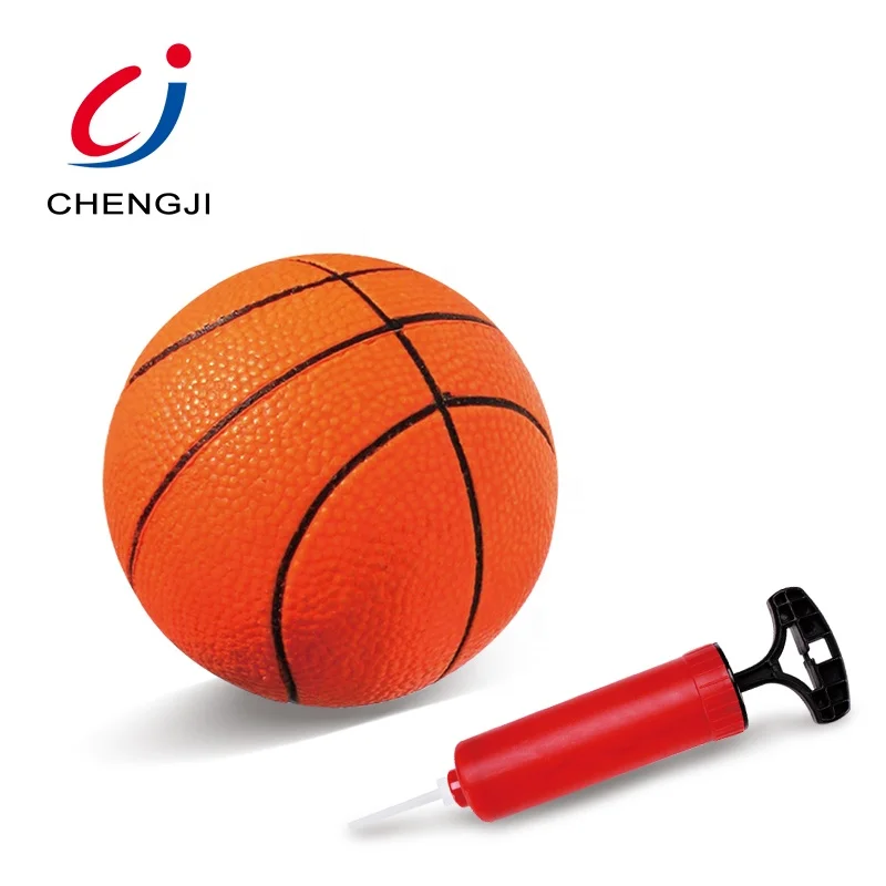 Chengji kids plastic sport game backboard inflatable hoop educational basketball stand toys for kids