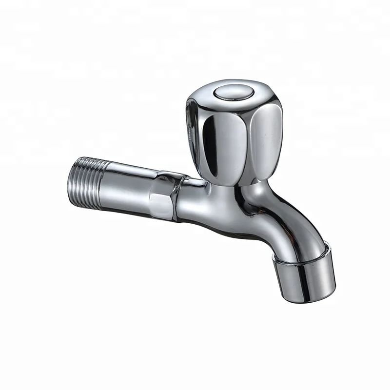 Water lever type long body bib cock polished bathroom taps basin mixer  new design bib cock