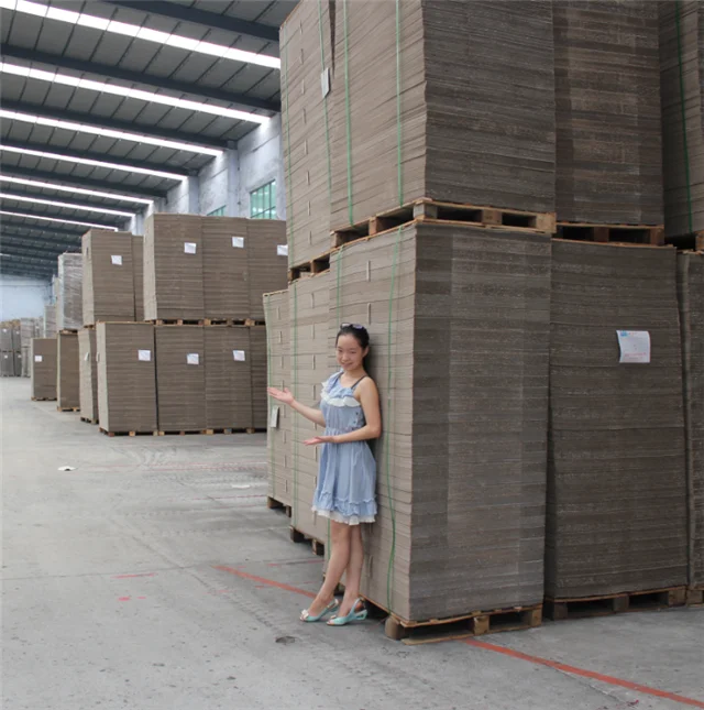 
450gsm~1600GSM Grey cardboard paper mills /Hard Grey core board /thickness Grey paperboard 