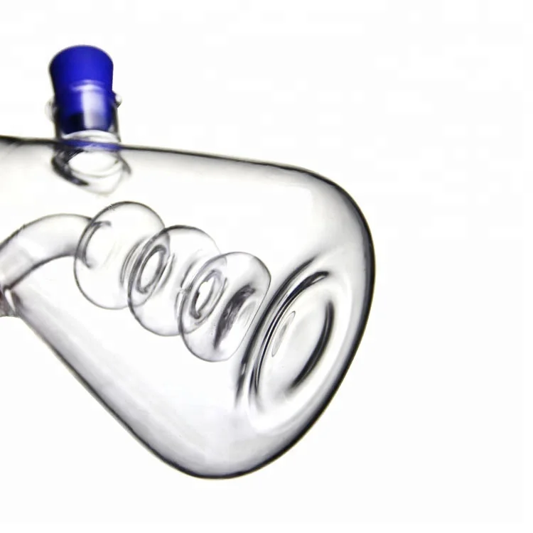 BLJOE07 Fancy Design Handmade Borosilicate Glass Bottle for Oil Vinegar