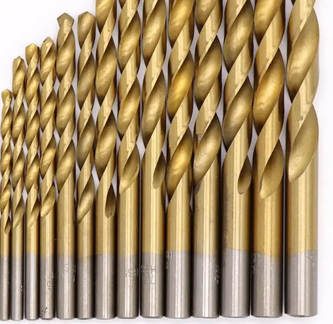 
13pcs High Speed Steel Round Shank Quick Change 2mm-12mm Set Twist Drill Bits 