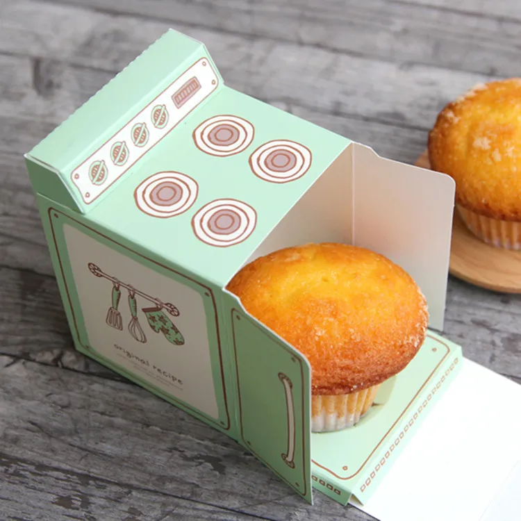 with Insert Individual Bakery Party Favor paper Oven Cupcake Box