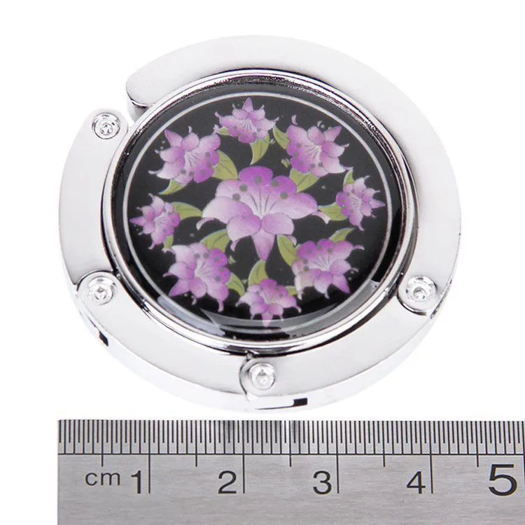 Fashion custom zinc alloy table bag hanger with hook