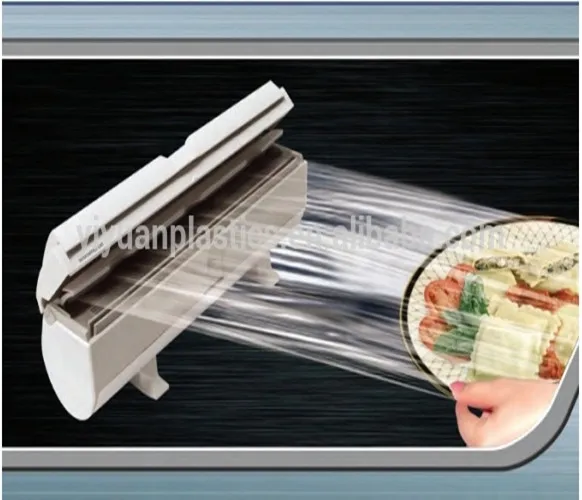 
Household Food Wrap Plastic Cutter Cling Film Dispenser 