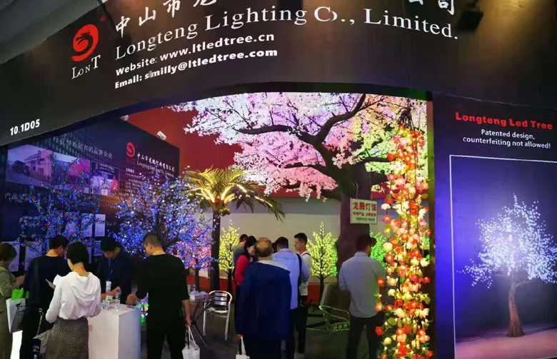 Wholesale outdoor holiday christmas decoration lighting LED cherry tree