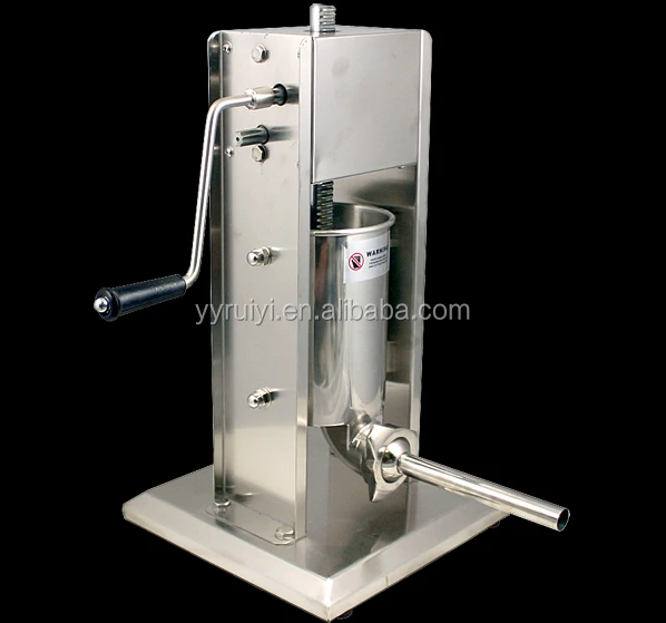 
HAND MANUAL TYPE RESTAURANT STAINLESS STEEL SAUSAGE FILLER MACHINE 
