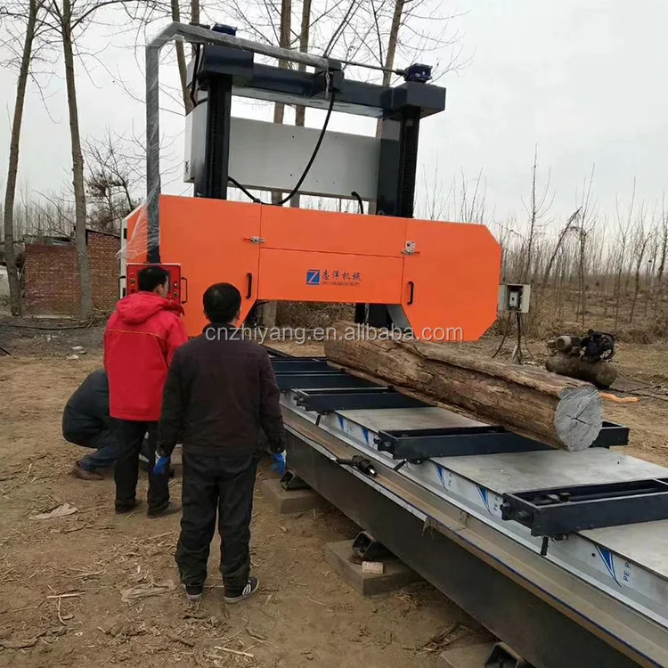 Wood band sawmill