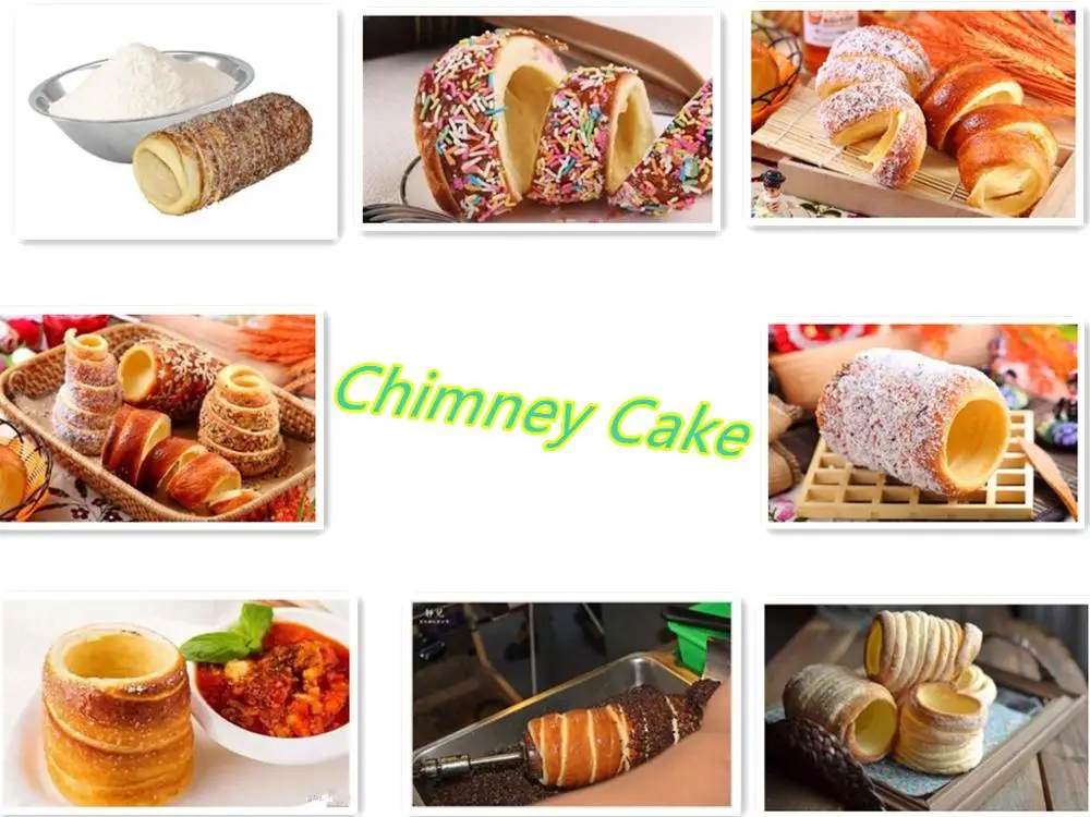 bakery oven baking equipment doughtnut ice cream cone kurtos kalacs oven chimney cake roller grill machine
