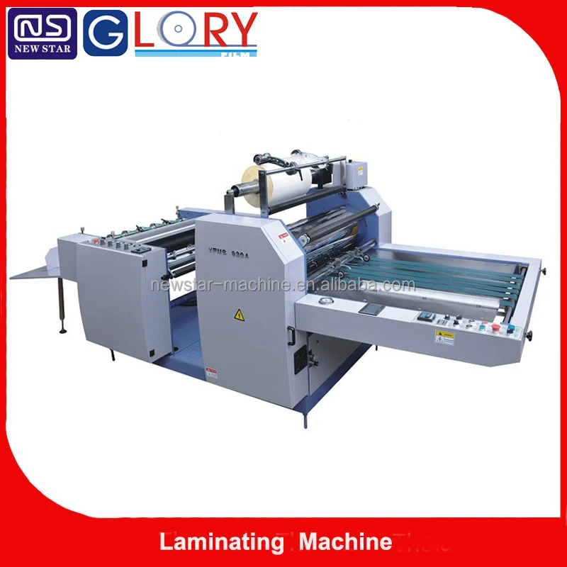 Новая Звезда Производитель YFMA-720A/920A/1100A полуавтоматической бопп ламинирования бумаги машина