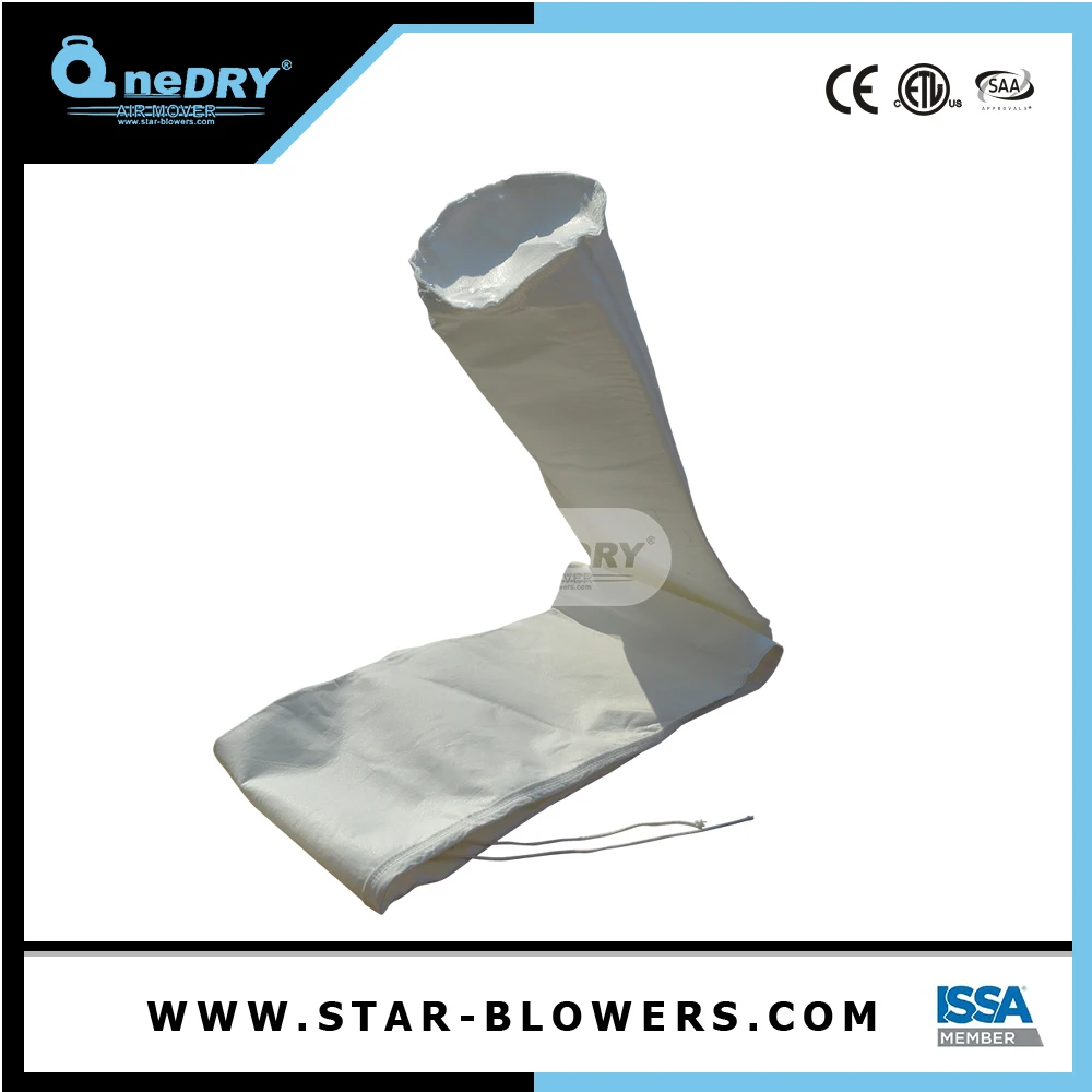 Industrial dust filter bag for Dust Collector fiberglass dust filter