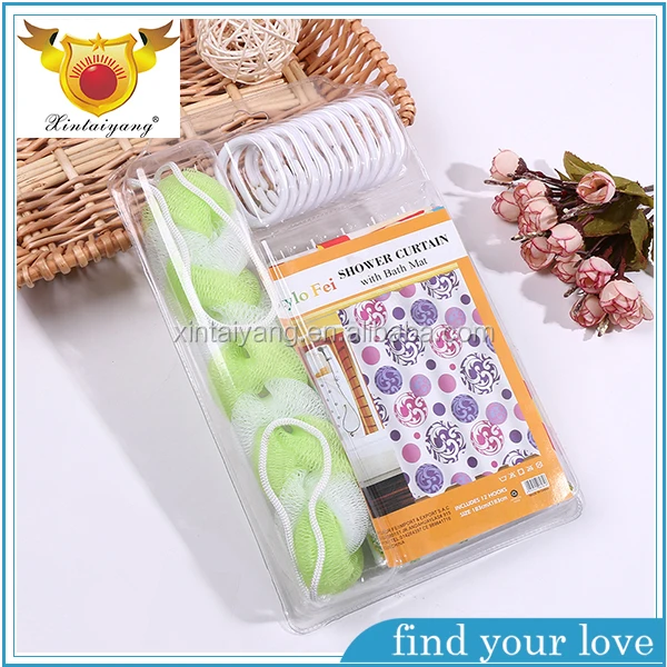 Eco-Friendly Feature And PE ,PEVA & EVA,PVC Material Shower curtain