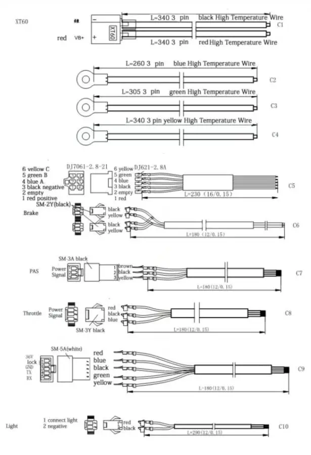 36/48V 250/350/500 Вт Электрический велосипед Скутер с бесщеточным двигателем 9 Mosfet синусовое управление с цветными KT светодиодный дисплей регенерации