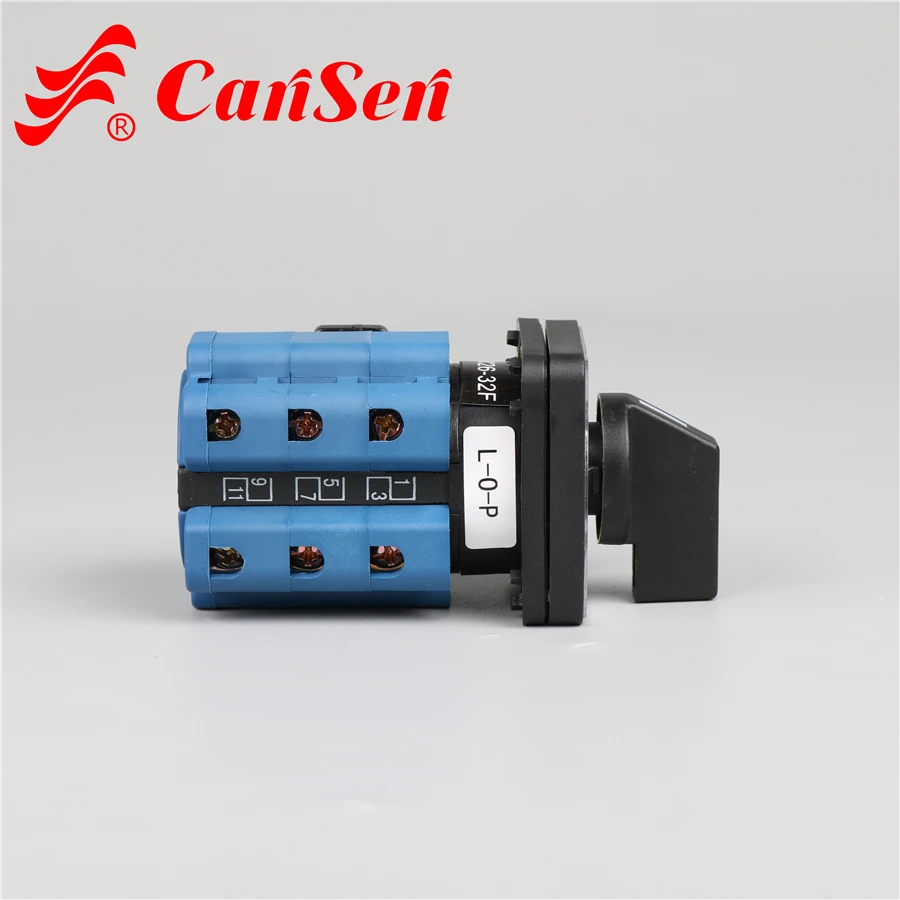 LW26-32F L-O-P 3P 6 pole 3 position rotary switch