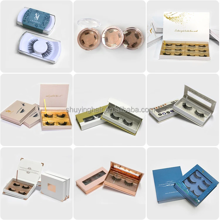Alibaba best sellers private label false eyelash box storage