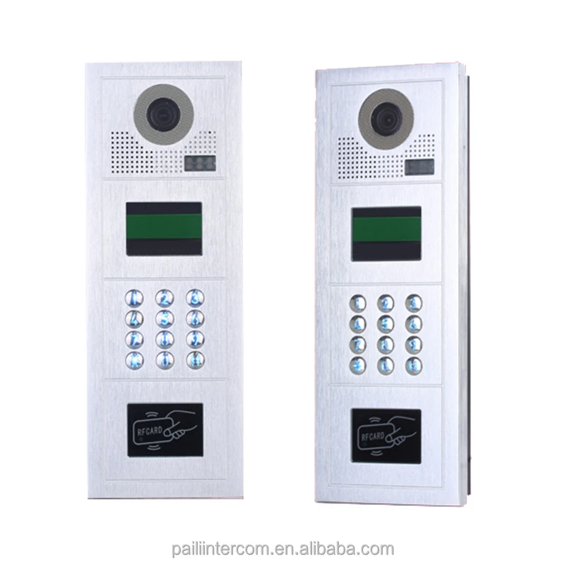 2 Wire Video Door Phone Intercom System With 7 Inch  Screen Monitor Night Vision Door Entry System For Villa Security