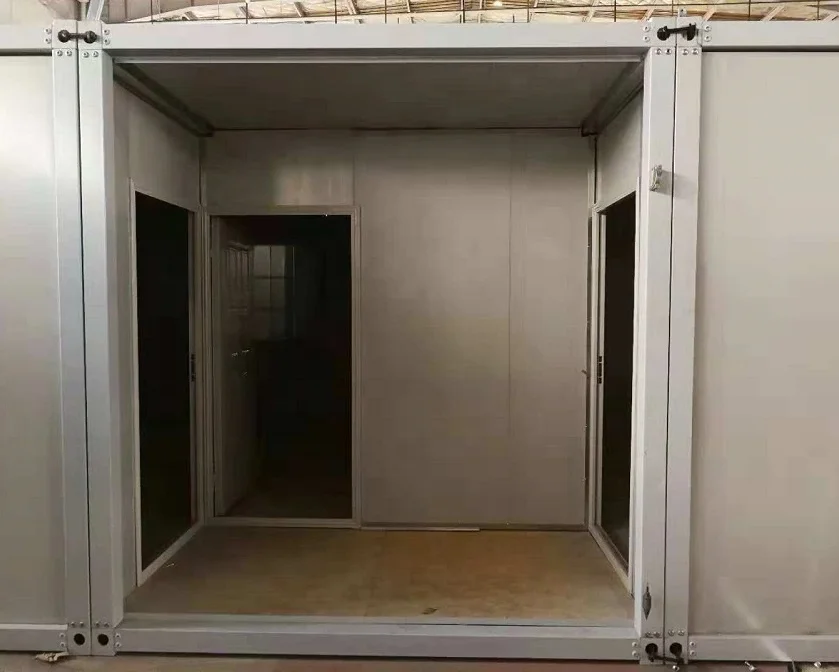 Factory customized prefabricated mobile cabin house tiny portable homes 2 bedroom container house