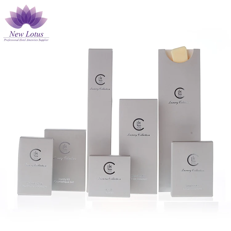 Disposable bathroom products organic 5 star hotel guest room amenities list