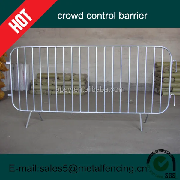 
Hot sell Heavy duty galvanised traffic road safety pedestrian crowd control barriers 