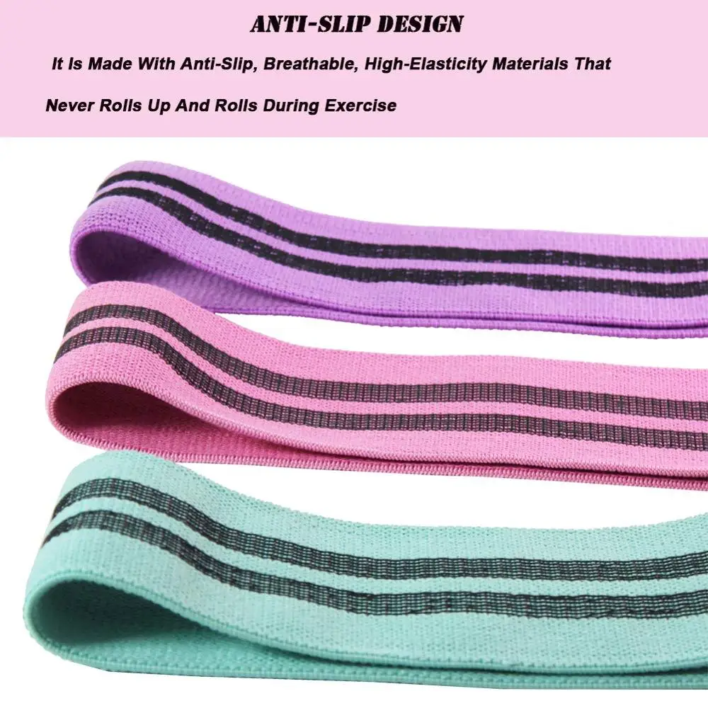 Free Sample Hot Sell Resistance Band With Non- Slip Rubber Straps