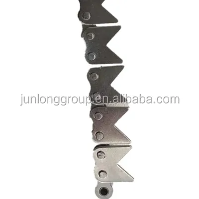 Стандарт ISO резкое верхней цепи 08B цепи конвейера оцинкованной цепь с приложением