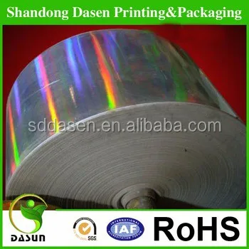 
180g Holographic Laser Metallic Paper/Fresh laser card 