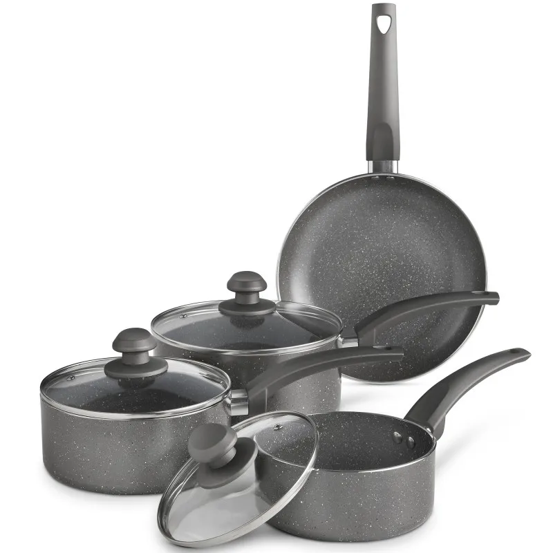 Well Equipped Kitchen Cookware Best Pots and Pans Set Nonstick Aluminum Cookware Set