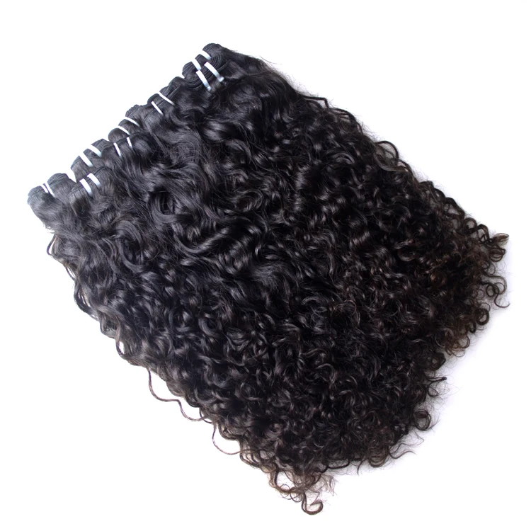 GS Hair  bundles wholesale 100 unprocessed water Wave virgin hair full cuticle aligned hair cut from one donor double weft