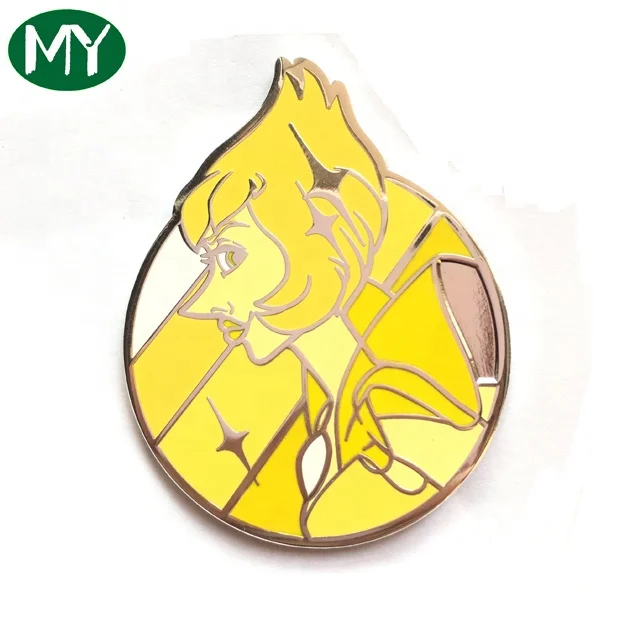 Professional design hard enamel pin badge