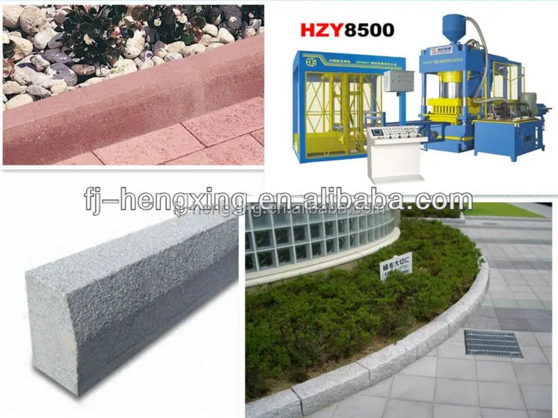 HZY8500 Automatic Hydraulic Cement Concrete brick making machine Siemens motor ,Paver Block Moulding Machine, soil brick machine