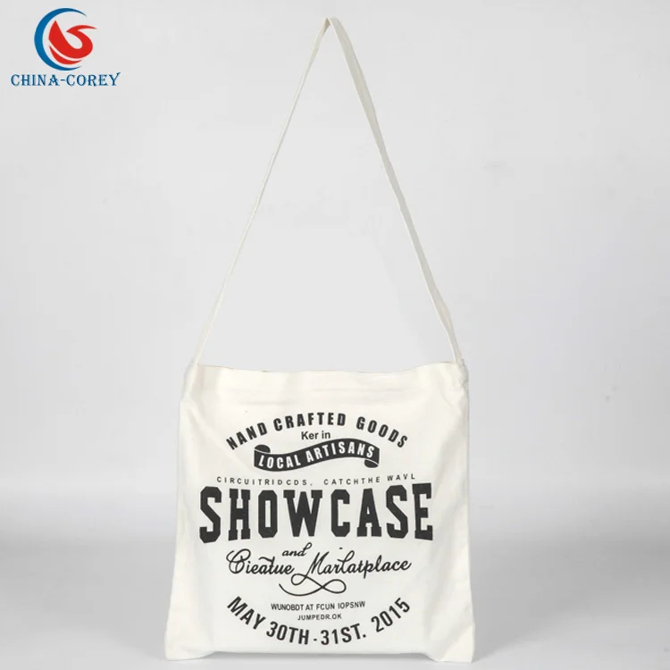 wholesale white thick cotton tote bag for promotion