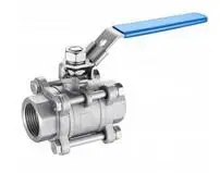 3-PC BALL VALVES, FLANGED END, FULL PORT