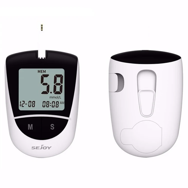 Blood Glucose Monitoring System Test Strips Digital Quick Check Glucometer