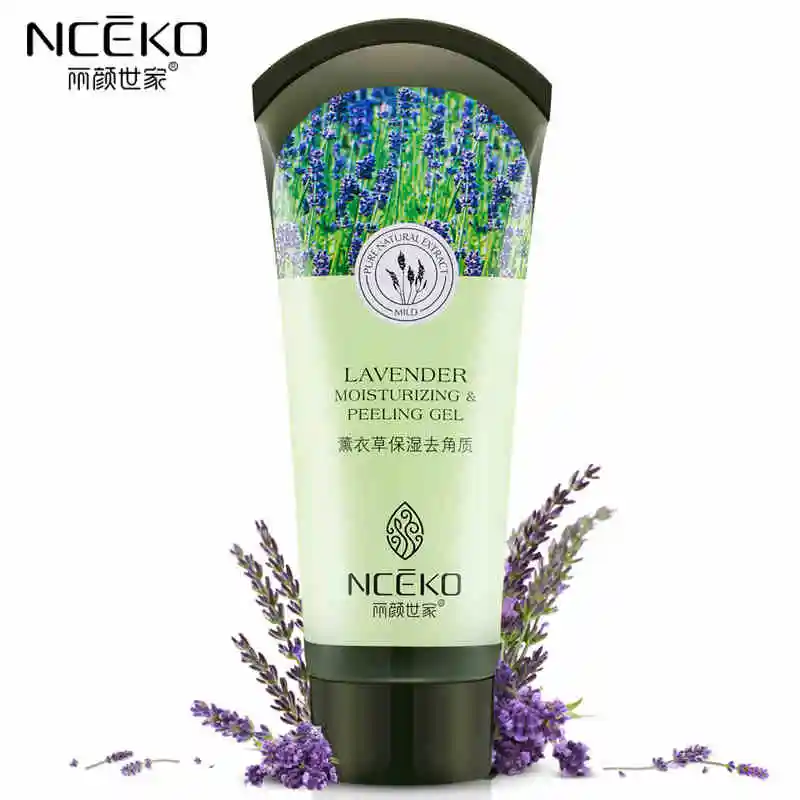 Nceko exfoliator whitening face wash with green tea & rose & milk & lavender