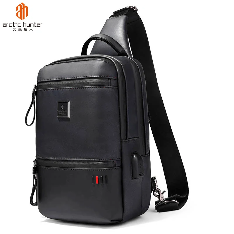 Arctic Hunter 2018 new Anti Theft USB Charging Hole Crossbody Chest Bags Custom Packs Shoulder Bags
