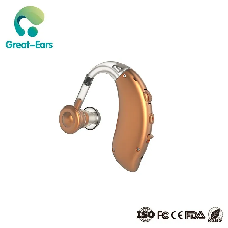 Микрофонные перезаряжаемые слуховые аппараты высокой мощности, низкая цена, звуковой усилитель для глухости
