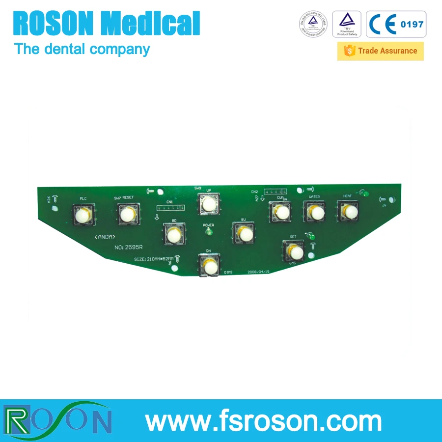 Roson Hot sale Foshan China manufacturer used dental chair spare parts dental chair equipment program controller RV111