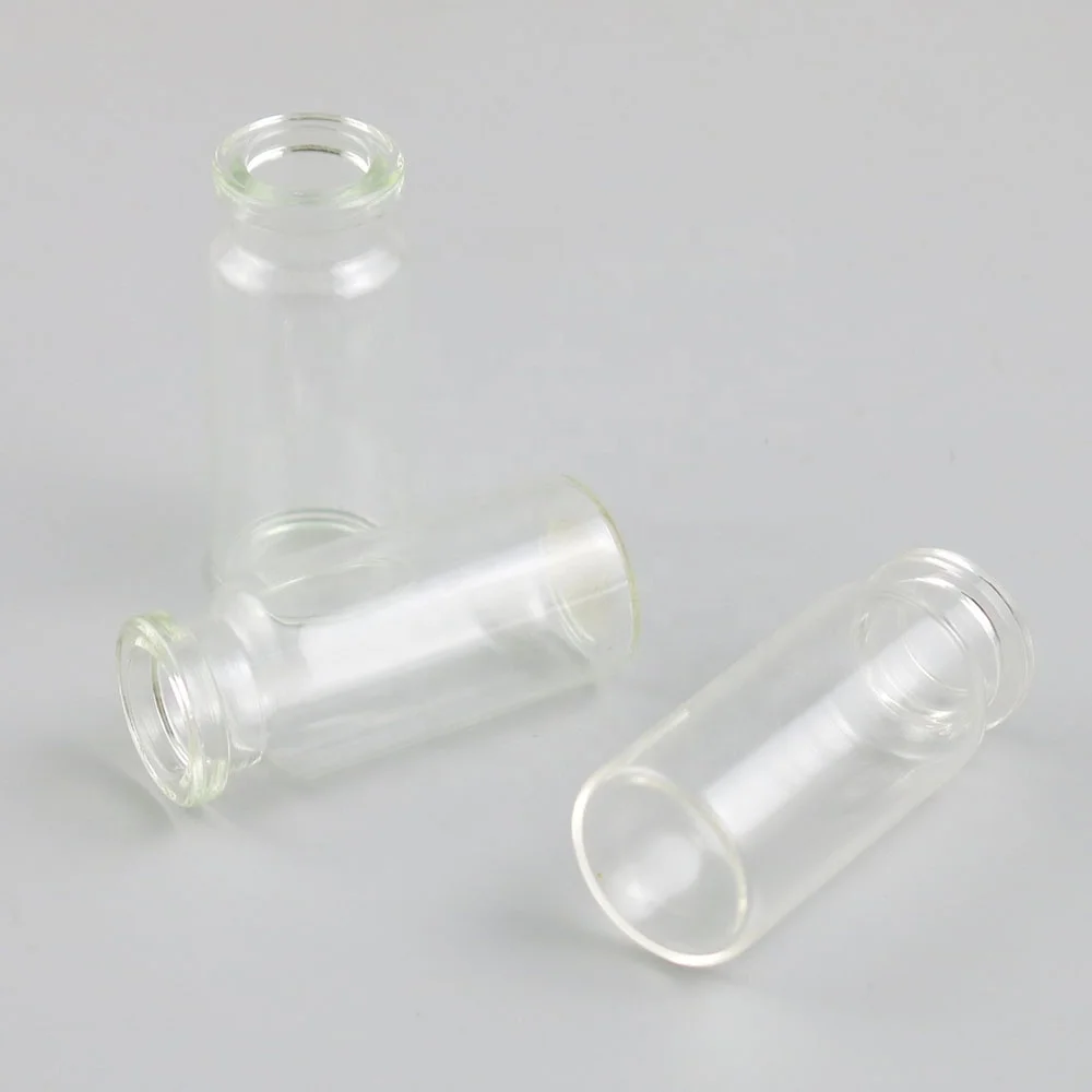 
10ml Clear Injection Glass Vials Bottle + 20MM Flip Off Cap Stopper Liquid Medicine Crimp Sealing Sample Containers 