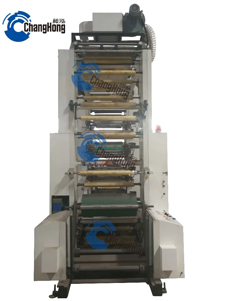 CJ8-800 Стек типа флексографическая печатная машина с Китая машина производитель