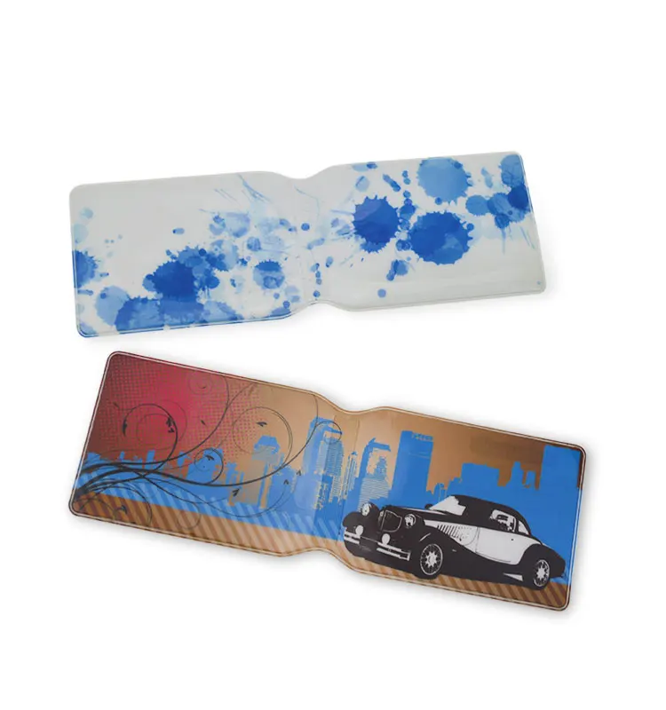 
Plastic PVC Ticket Wallet for Passport Zipper Pocket 