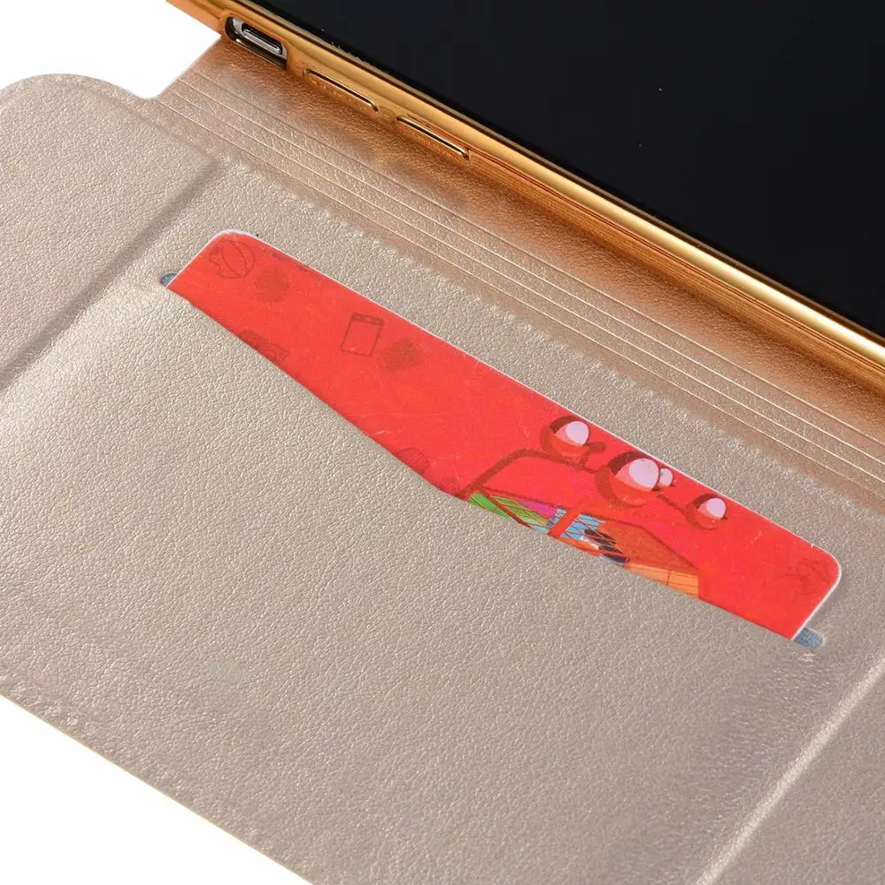 Wallet Book Style PU Leather Phone Case For iPhone X XR XS Max 5 5S SE 6 6S 7 8 Plus Transparent Clear Back Cover Shell