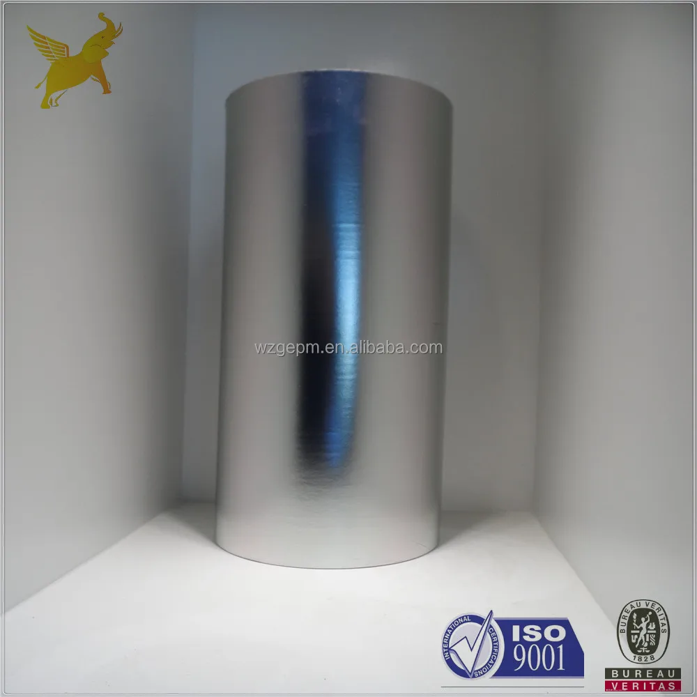 71gsm wet strength Vacuum Metallized paper with embossed