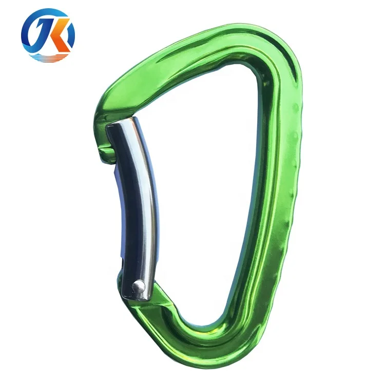 Aluminium O Shape Screw-locking Hanging Rock Climbing Carabiner