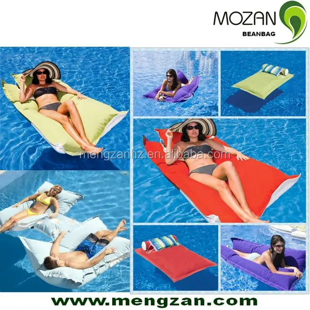 Trending products waterproof large floating lounger bean bag swimming pool floats