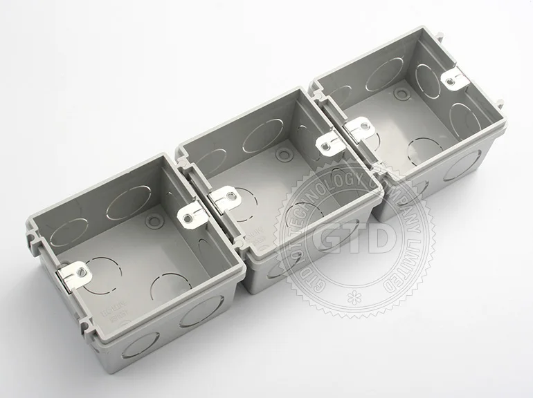 Silver connected Smart Hotel high quality PC install wall mounting box