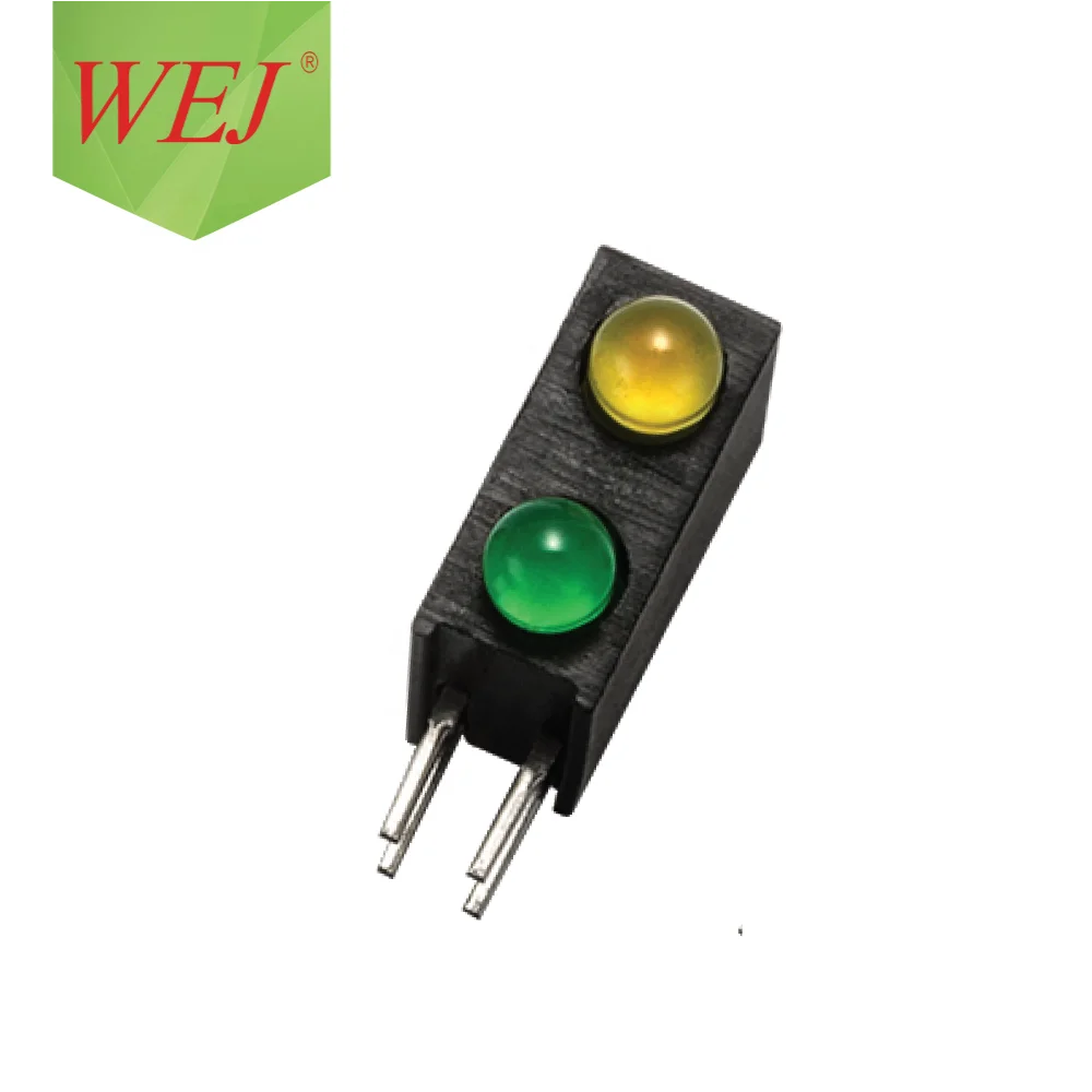 
3mm Red&Green Bi-color LED lamp holder for indicator 