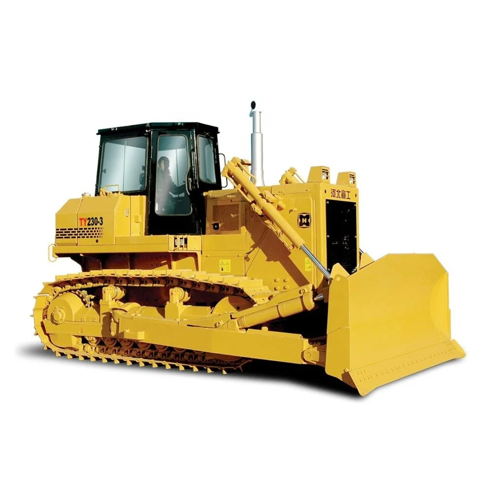 Medium Crawler Bulldozer 13ton Hydraulic Semi Rigid Dozer PAT Blade 3.1cbm Engine 130HP