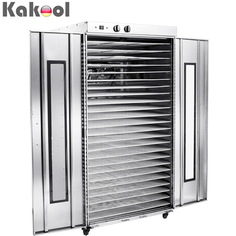 Factory Supply New Stainless Steel 24 Trays large capacity commercial Industrial Food Dehydrator Machine