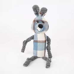 Superior Quality Dog toy canvas puppy frog rabbit shape Chew Chirping Plush  in stock fast delivery pet toys
